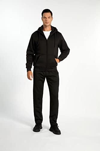 Hoodies suínos para homens moletons de lã de lã de jaqueta de inverno zip up sherpa grossa forrada