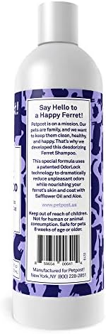 PetPost | Shampoo de furão - shampoo desodorante naturalmente eficaz para furões e animais pequenos - fórmula de pele e casaco
