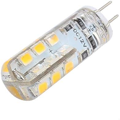 X-Dree DC G4 3W Branco 24 LEDs Alto brilho Energia Lâmpada de milho de silicone (DC G4 3W Branco 24 LED AD ALTA LUMOSOSITÁ
