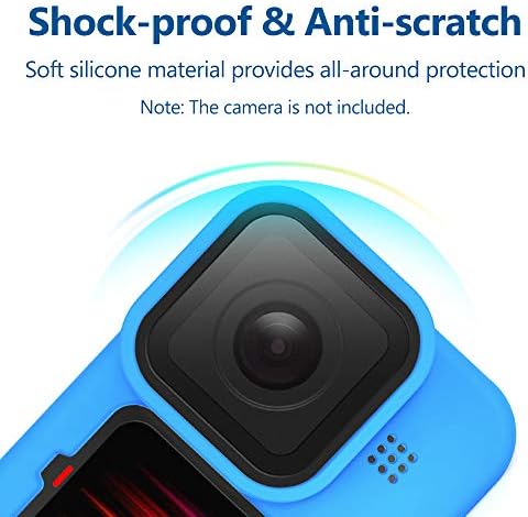 Xixian Action Camera Protective Case Cobra Silicone Silft com Lente Cap cordão Acessórios de proteção Substituição para Hero