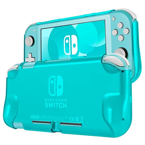 Caso de proteção claro TNP para Nintendo Switch Lite - Switch Lite Protective Case com Grip Ergonomic - Hard, Luz, Slim e Proteção