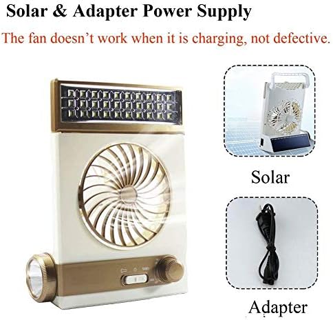 Raxinbang ar condicionado 3 em 1 ventilador solar ventilador portátil de resfriamento com lâmpada de lâmpada multifuncional do ventilador