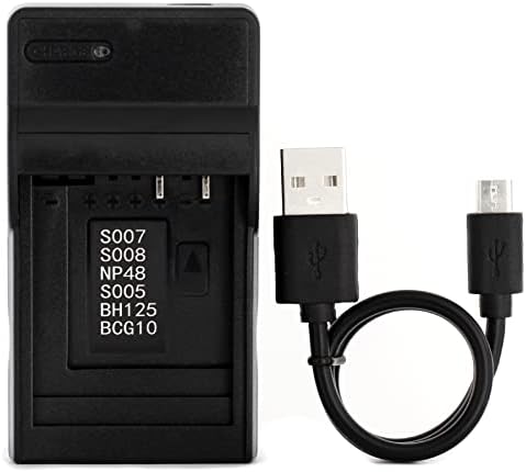 Carregador USB CGA-S008A para Panasonic DMC-FS20, DMC-FS5, HM-TA1, SDR-S26, LUMIX DMC-FS3, DMC-FX30, DMC-FX33, DMC-FX35,