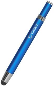 Caneta de caneta 2-em-1 do celular para iPad, iPhones, iPod touch e smartphones Android-preto