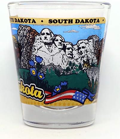 Glass de tiro envolvente do estado de Dakota do Sul