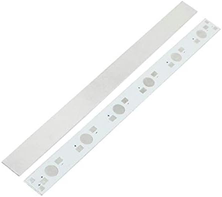 NOVO LON0167 2PCS 150 x 11mm LED de circuito de PCB de alumínio DIY para 6 x 1W / 3W / 5W LED de energia (2 Stücke