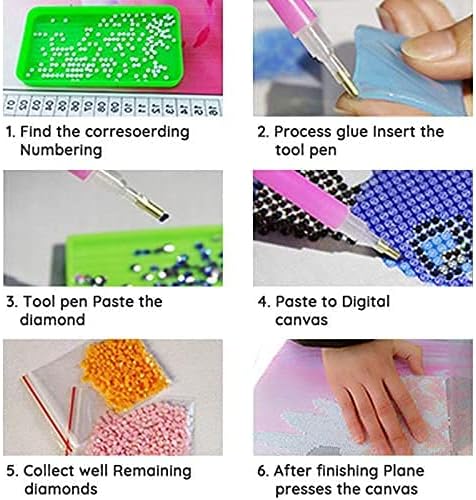 DIY 5D Love Rose Rose Large Diamond Painting Kits Round Drill Full Diamond Hobby Craft Home Decoration