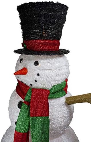 Northlight 60 Tinsel Snowman Decoração de Natal ao ar livre