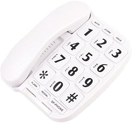 WYFDP Adequado para idosos com botões grandes e por telefone com fio de volume alto.