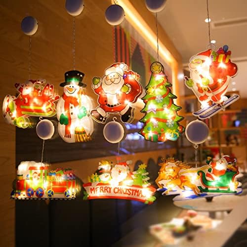 Xinghaikuajing de Natal As luzes decorativas são iluminadas pela Windows Número7: ReiDeerChristmas