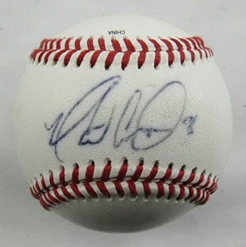 Marlon Anderson assinou o Autograph Autograph Rawlings Baseball B107 - Baseballs autografados