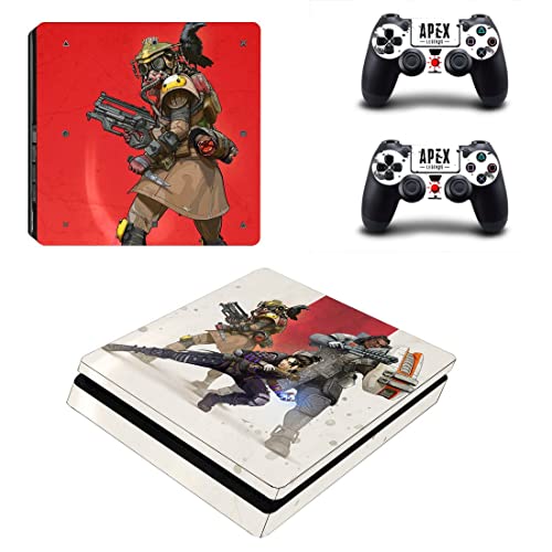 LEGENDS GOGO - APEX GAME BATTLE ROYALE BLOODHOUND Gibraltar PS4 ou PS5 Skin Stick para PlayStation 4 ou 5 Console e 2 controladores