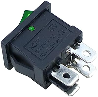 Modband 1PCS KCD1 Rocker Switch Power Switch 4pin On-off 6A/10A 250V/125V CA RELM AMARELO AMAREL BULTIM
