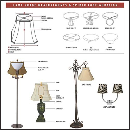 Royal Designs, Inc. Decorativo Empire Candelier Shade CS-113EG, casca de ovo, 3 x 4 x 4,25