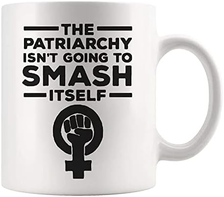 FoNhark - O patriarcado não vai se esmagar, feminista, feminismo, poder feminino, mulheres, atrevido, caneca de café da manhã,