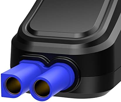 Hompow portátil Smart Jump Starter Glamps Intelligent Automotive Automotive Booster Gramp Cables Substituição, Adequado para
