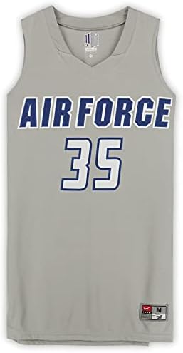 Sports Memorabilia Air Force Falcons emitidos por equipe 35 Jersey feminina cinza e branca do programa de basquete - Tamanho M - Programas da faculdade