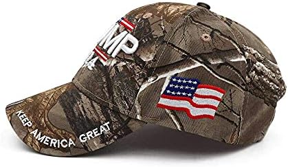 Feito nos EUA Donald Trump Hat 2024 Maga Mantenha a América Grande chapéu de camuflagem de boné de beisebol ajustável