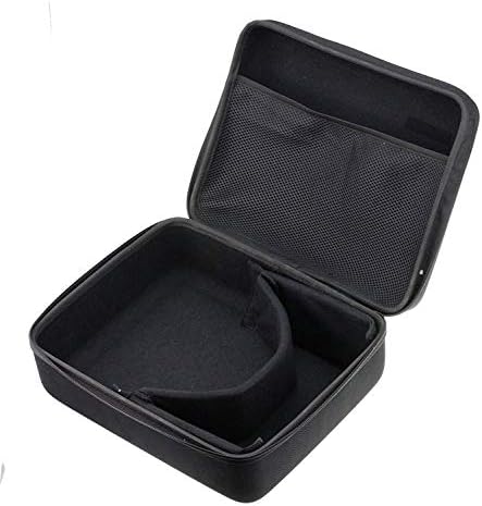 Navitech Black Hard EVA Carry Case Compatível com o fone de ouvido e fones de ouvido compatíveis com o Audio-Technica ATH-AP2000TI