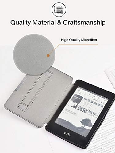 Zengcang Kindle Capa PU Couro - Caso inteligente magnético para Kindle Paperwhite 3/2/1 para DP75SDI, 2015 2012 2013 2014 Kindle