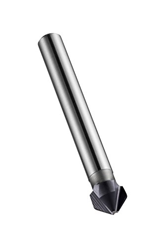 Dormer G56016.5 Contarters, haste reta, aço de alta velocidade, comprimento total 60 mm, comprimento da flauta 10,5
