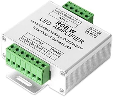 BTF Lighting CCT RGB RGBW Faixa LED de 4 canais Controlador de sinais de canal trabalha com 3pin 4pin 5pin dc12v/dc24v max 24a