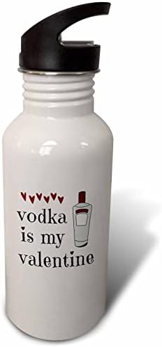 3drose Rosette - Citações dos namorados - Vodka é minha namorada - garrafas de água
