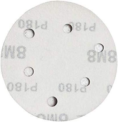 Xucus 100pcs 125mm 5 de papel de lixadeira com areia de 8 orifícios Conjunto de areia 40GRIT -2000 GRIT ABRASIVOS DE DISC