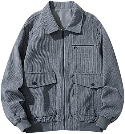 ADSSDQ Mens jaqueta de inverno, luvas compridas casacos de inverno homens mais tamanho de moda de moda de moda zip