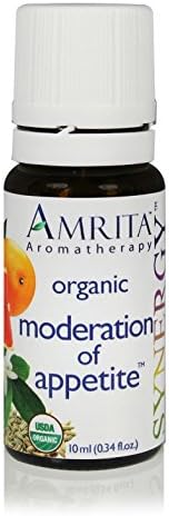 Aromaterapia Amrita: moderação da mistura de óleo essencial de petróleo essencial de sinergia de apetite de toranja rosa, erva -doce doce e petitgrain bicarade -Size: 60ml