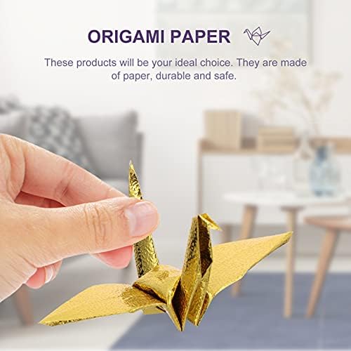 Zerodeko Christmas Decor 100pcs papel origami papel brilhante folhas de papel de papel de papel dobrável de papel