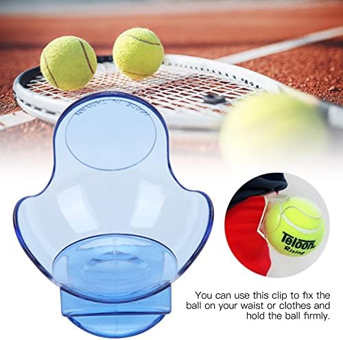 01 clipe de bola de tênis, tênis de bola de bola de bola conveniente e economiza tempo para equipamentos de treinamento