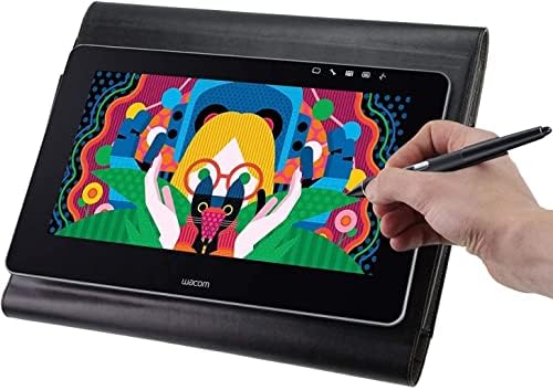 Broonel Leather Graphics Tablet Folio Caso - Compatível com XP -Pen Wireless Desenho tablet Deco Pro MW Graphics Pen Tablet