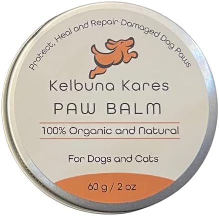 Kelbuna Kares Paw Balm for Dogs. 2oz lamber pata de cão seguro Balm, cura, reparar e hidratar patas, narizes e cotovelos. Toda