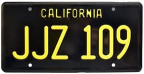 Máquinas de celebridades Bullitt | JJZ 109 | Placa de placa estampada de metal