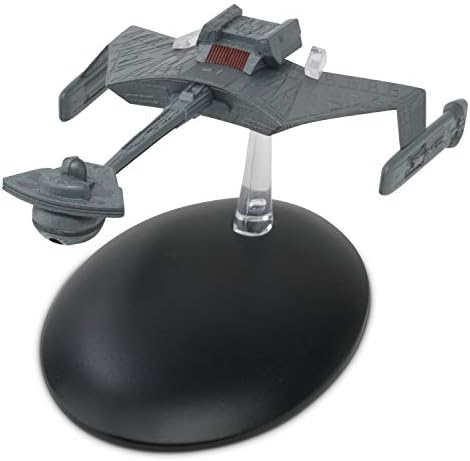 Colecionador de heróis | Star Trek The Official Starships Collection | EAGLEMOSS K'TINGA Class Battle Cruis Model Ship com a edição de revista 7