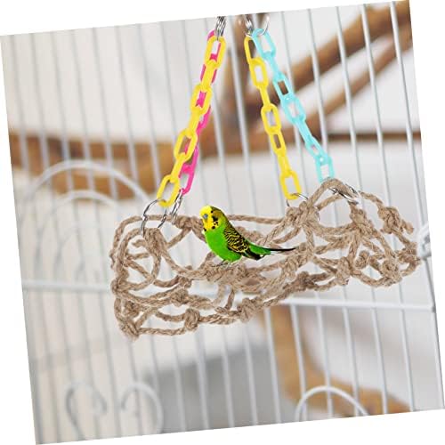 IPLUSMILE 5 Conjuntos Parrot Summer Hammock Hammock Bird Cage