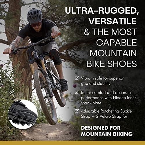 Tommaso masculino de bicicleta de montanha masculina 100, 200, elite All Mountain Vibram Sole Mountain Bike Shoes