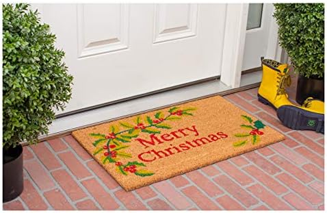 Calloway Mills 121021729 Feliz Christmas Doormat, 17 x 29, multicolor