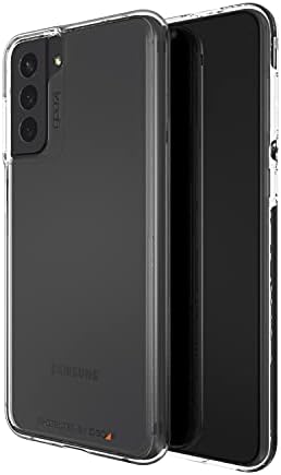 Earch4 Zagg Crystal Palace Case com o material mais claro, mais fino e avançado de proteção de impacto do mundo [D3O Crystalex - feito para o Samsung Galaxy S21+ 5G - Clear
