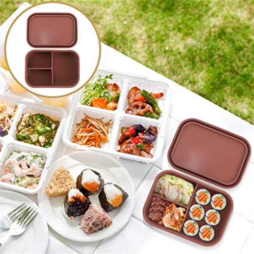 N/A portátil Bento Box Outdoor Food Reccintar Multi-Grid para Escritório da Escola