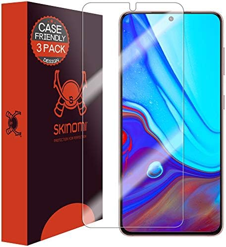 Protetor de tela Skinomi Compatível com Samsung Galaxy S21 [trabalha com scanner de impressão digital] Clear Anti-Bubble