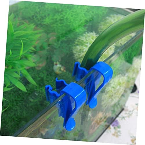 Besportble 6 PCs Retentor de tubo de água Tanque de peixes suprimentos de aquário de plástico