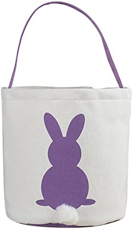 Páscoa carrega coelho coelho bolsa de férias de férias de férias de presente cesta de cestas de cesta de cestas de impressão