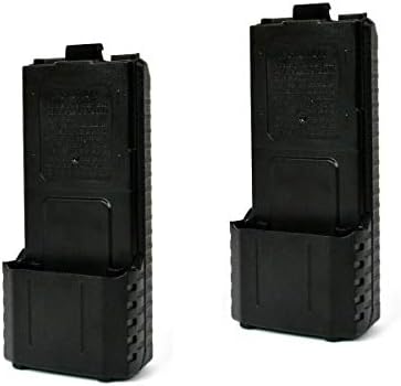 Uayesok 6aa caixa de bateria shell para baofeng uv-5r uv-5r plus uv-5re uv-5re plus uv-5rb tyt th-f8 （2 pacote）