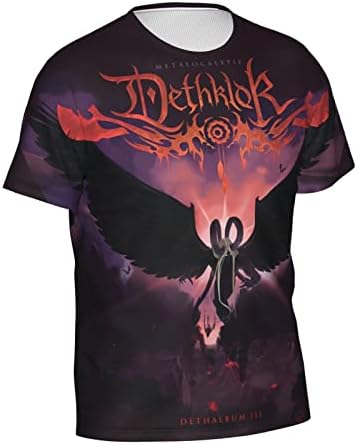 Dethklok Tirl shirt Man Sports Polyster