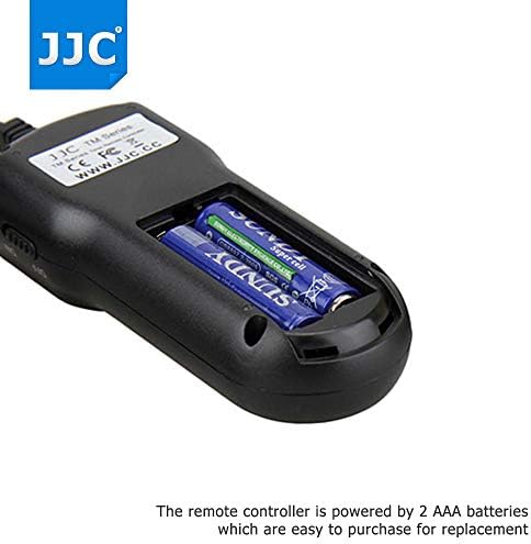 JJC substitui a liberação do obturador de controle remoto da Canon RS-60E3 Timer para Canon Eos R8 R50 R6 Mark II R10 R7 R6 RP