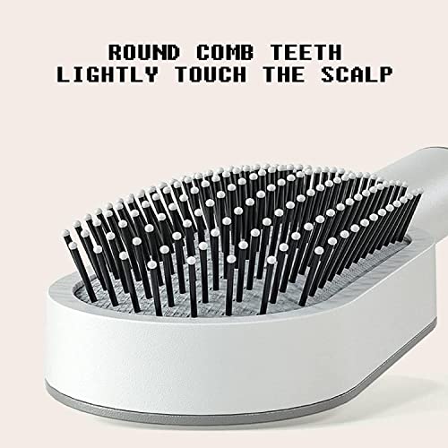 Ruiyue Auto -limpeza escova de cabelo, massageador de almofada de ar 3D Brush Massage Massage Brush, moldando a escova de cabelo de