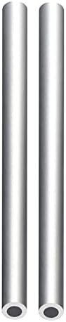 2pcs 304 Tubo de aço inoxidável, 4mm /0,16 od x espessura: 1 mm /0,04 polegadas, 250 mm de comprimento redondo tubo de tubo de metal