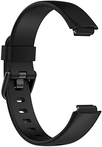 Baaletc Compatível com Fitbit Inspire 3 Bandas para homens mulheres, pulseiras de pulseira de silicone macio pulseiras de